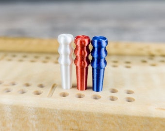 Clavijas de cribbage para agujero de 1/8" - Paquetes múltiples o individuales - ¡Elige tus colores! Impresas en 3D