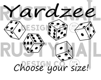 Download Free Yardzee Decal Etsy SVG Cut Files