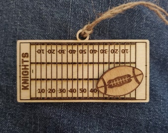 Personalized Football Field Ornament