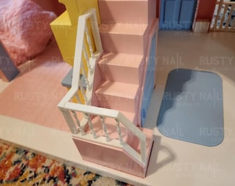 1991 Playskool Dollhouse Reproduction Railings - 3D Printed