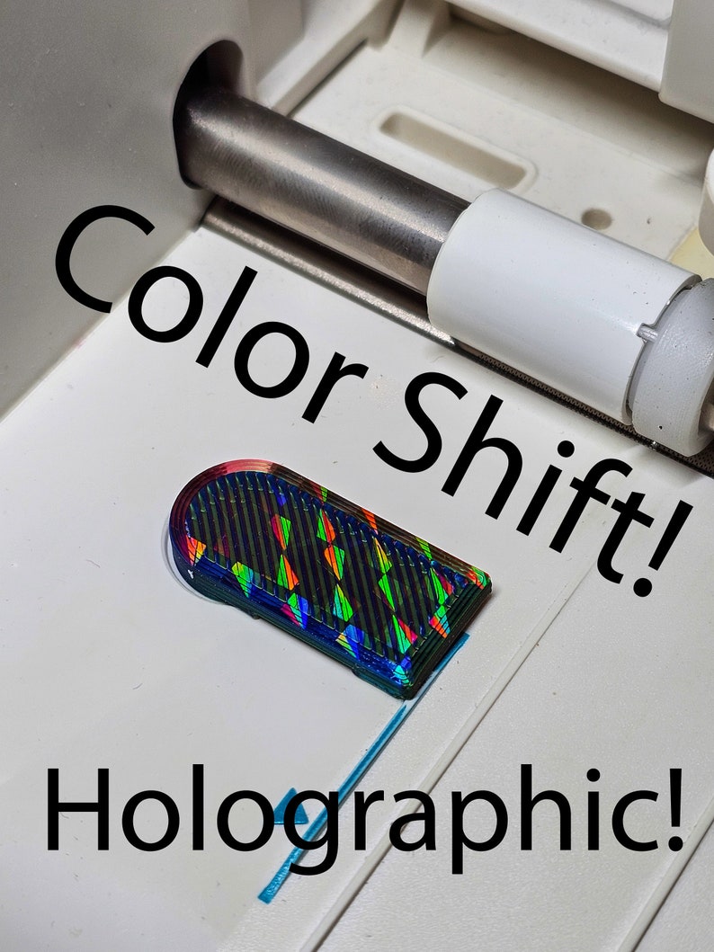 Limited Edition COLOR SHIFT HOLOGRAPHIC MatMinder 9000 Silhouette Cameo 3, 4, or Pro Cutting Mat Guide 3D Printed image 1