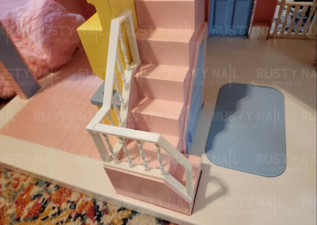 3D Printed Reproduction Railings for 1991 Playskool Dollhouse - Etsy