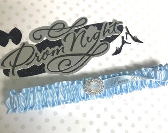 Light blue prom garter,  Prom garter in light blue,  Prom garters!