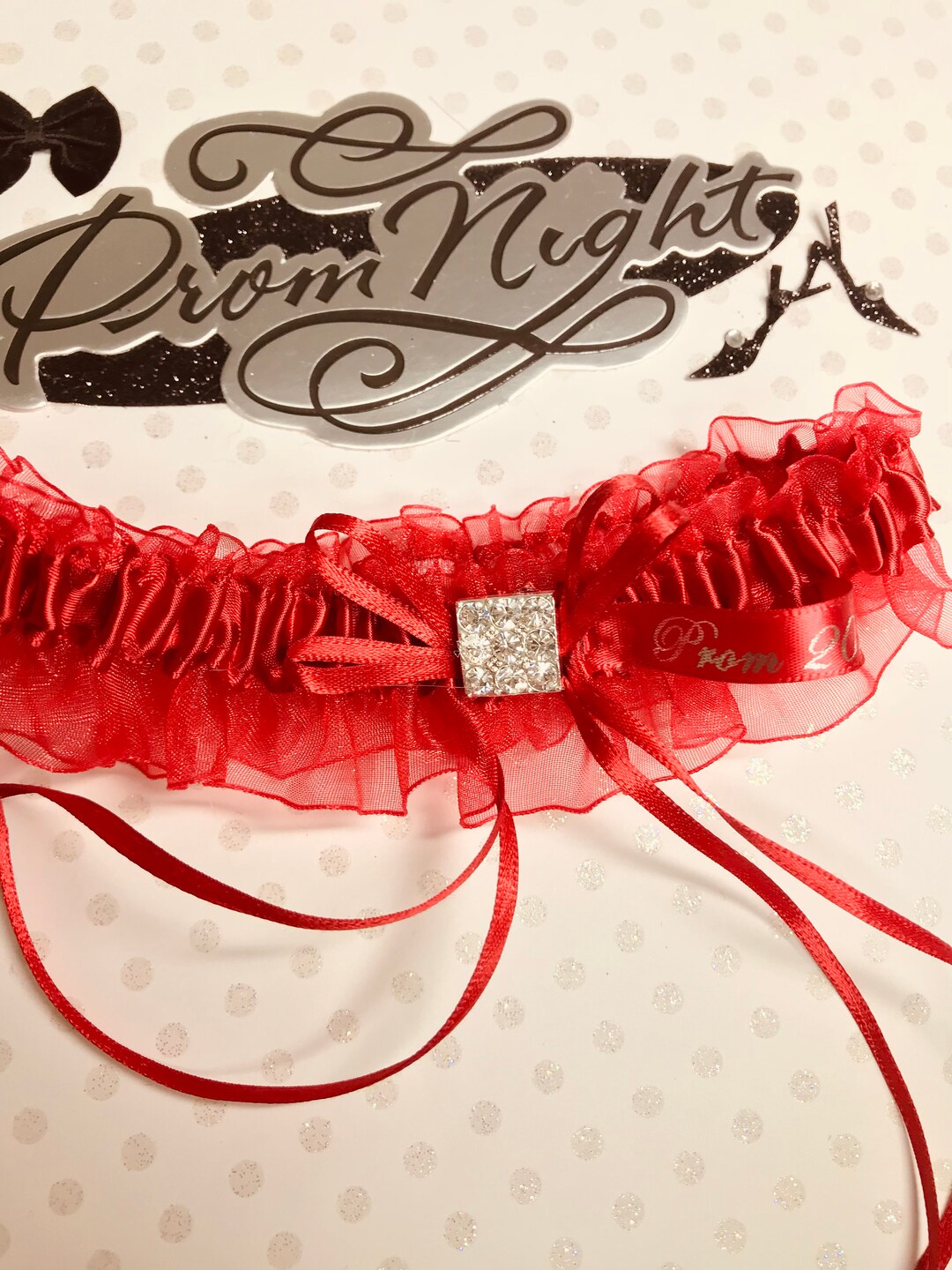 Red Prom Garter. Prom Garters. Dance Garters. Etsy