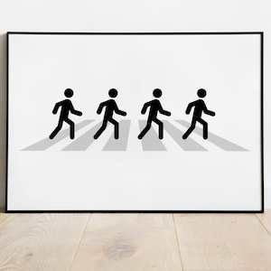 Abbey Road, The Beatles, Digital Poster Download, Music Poster, Popular Art, Digital Art, Wall Decor, Gift Idea, Kunstrdruck, Print Ready