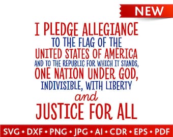 Download I Pledge Allegiance Svg Etsy