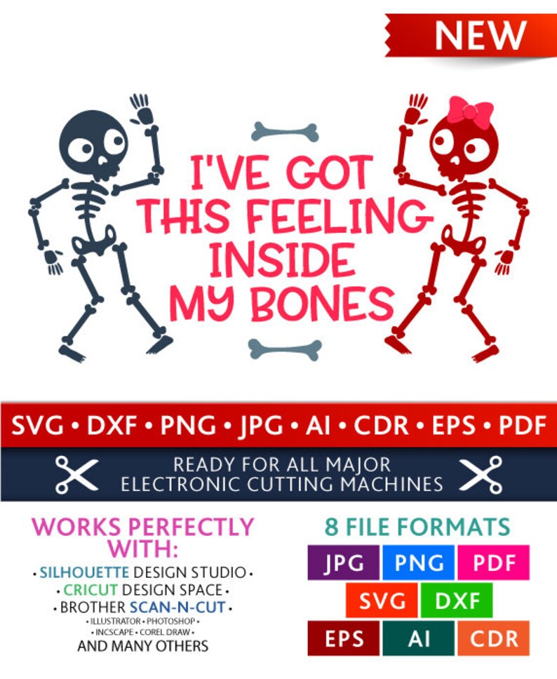 Download I've Got This Feeling Inside My Bones Svg I've Got | Etsy