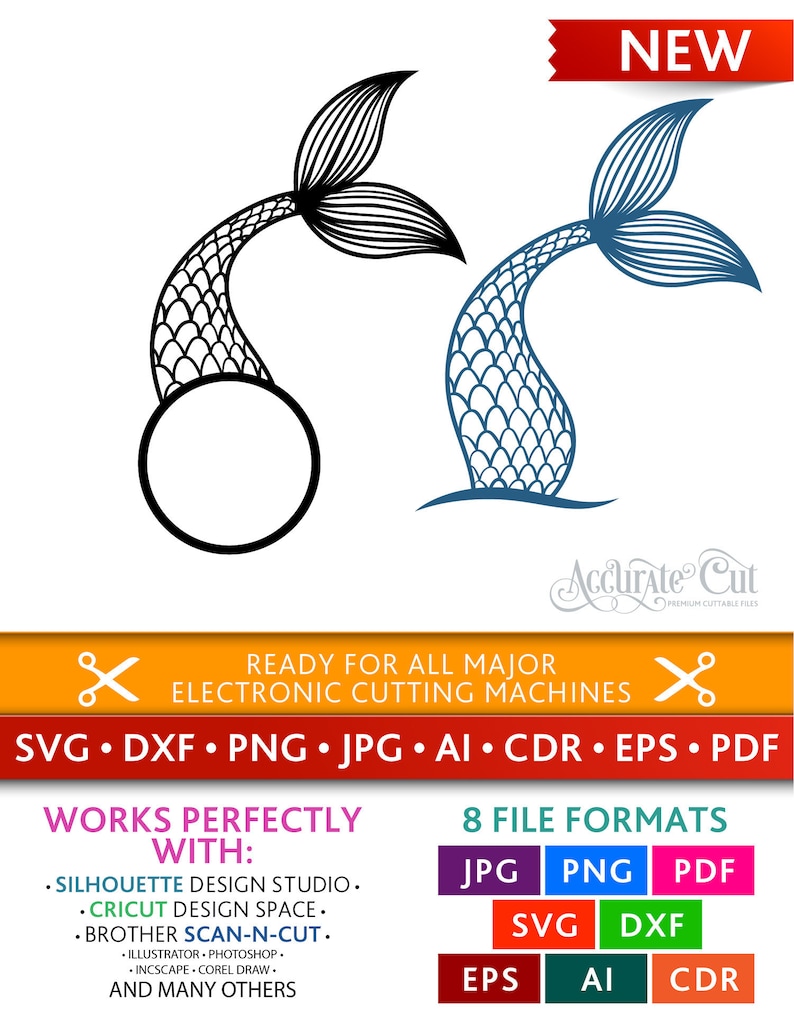 Free Free Mermaid Tail Svg Etsy 380 SVG PNG EPS DXF File