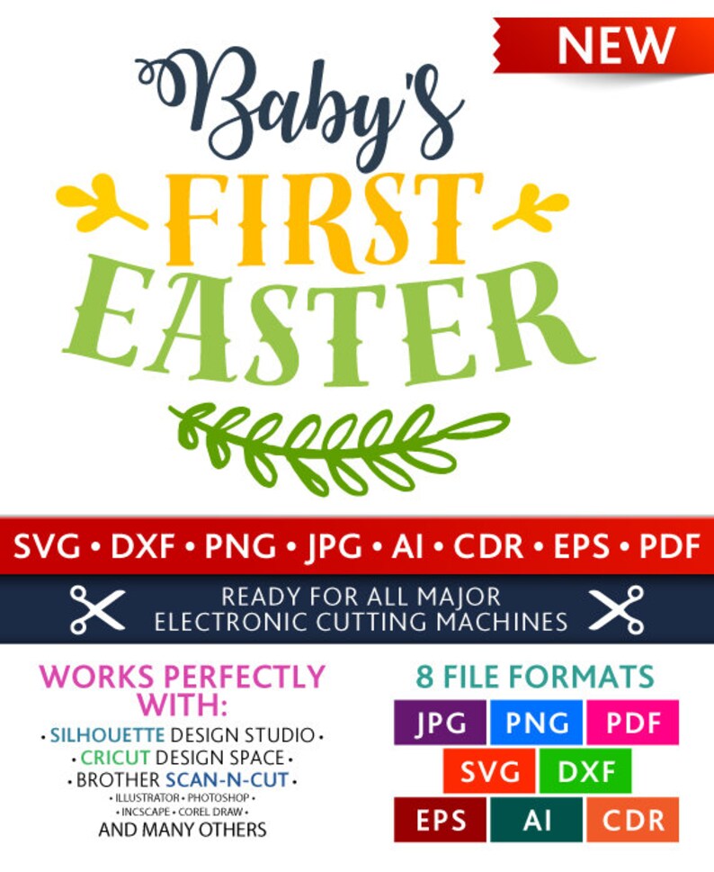 Download Baby's First Easter Svg Baby's First Easter Cut Files | Etsy