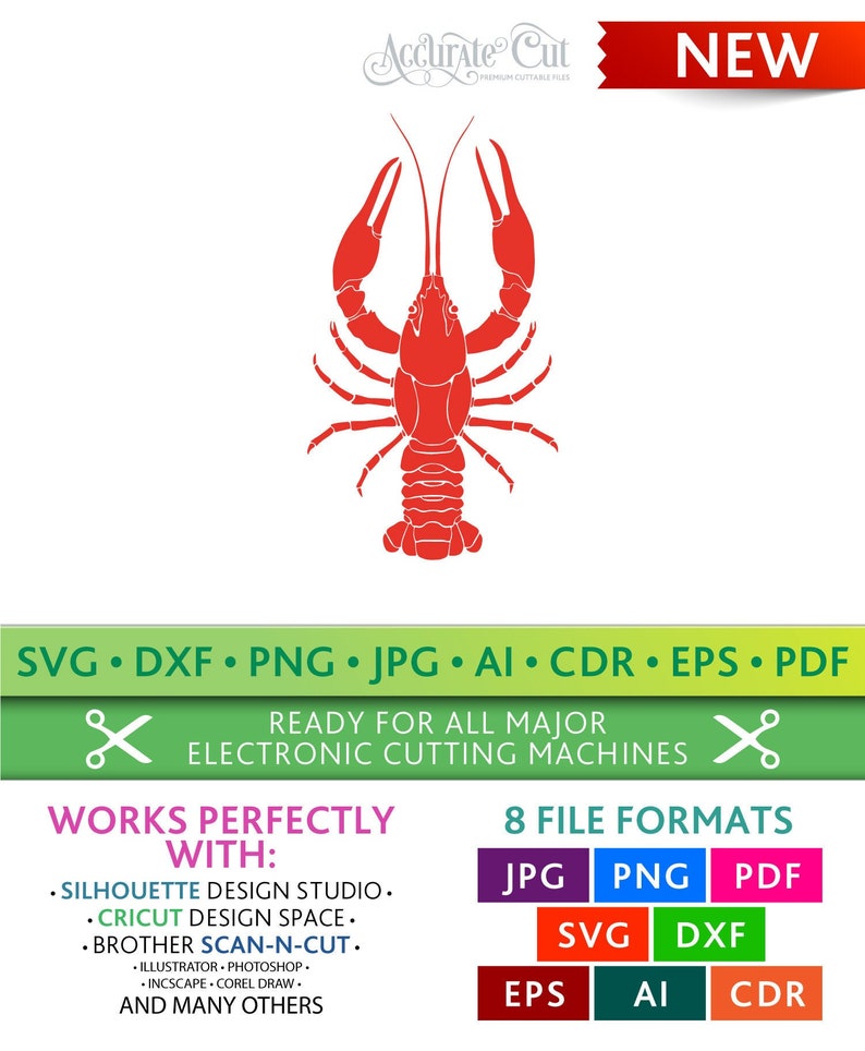 Download Crawfish Svg Crawfish Cut Files Cricut Silhouette Studio Svg | Etsy