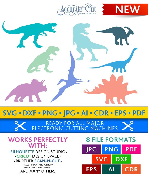 Download Dinosaur Svg Dinosaur Cut Files Cricut Silhouette Studio Svg Etsy 3D SVG Files Ideas | SVG, Paper Crafts, SVG File