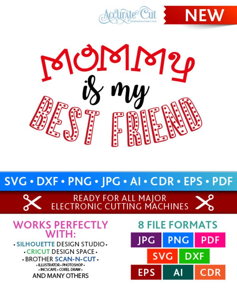 Download Mommy Is My Best Friend Svg Mommy Is My Best Friend Cut ...