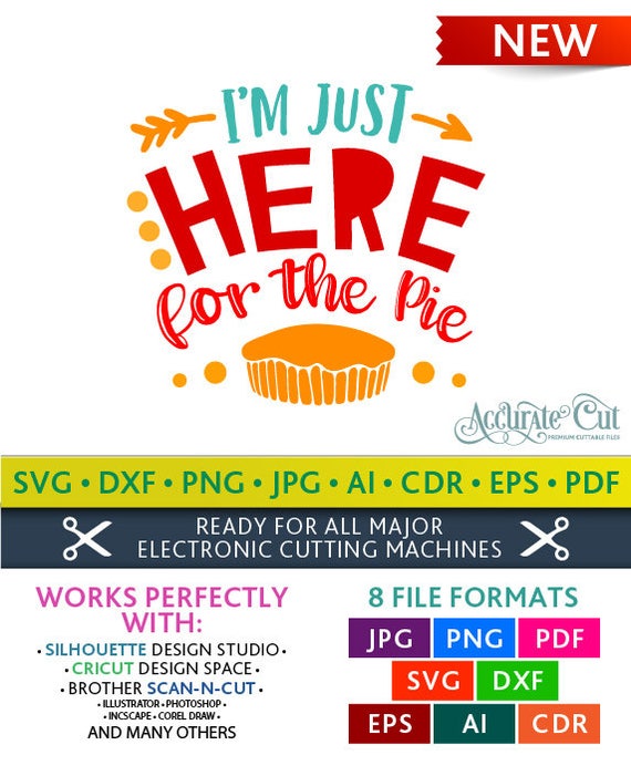 Download I'm Just Here for the Pie Svg Thanksgiving Fall I'm | Etsy