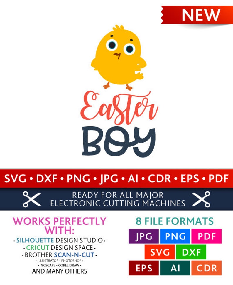Download Easter Boy Svg Easter Boy Cut Files Easter Silhouette Studio | Etsy