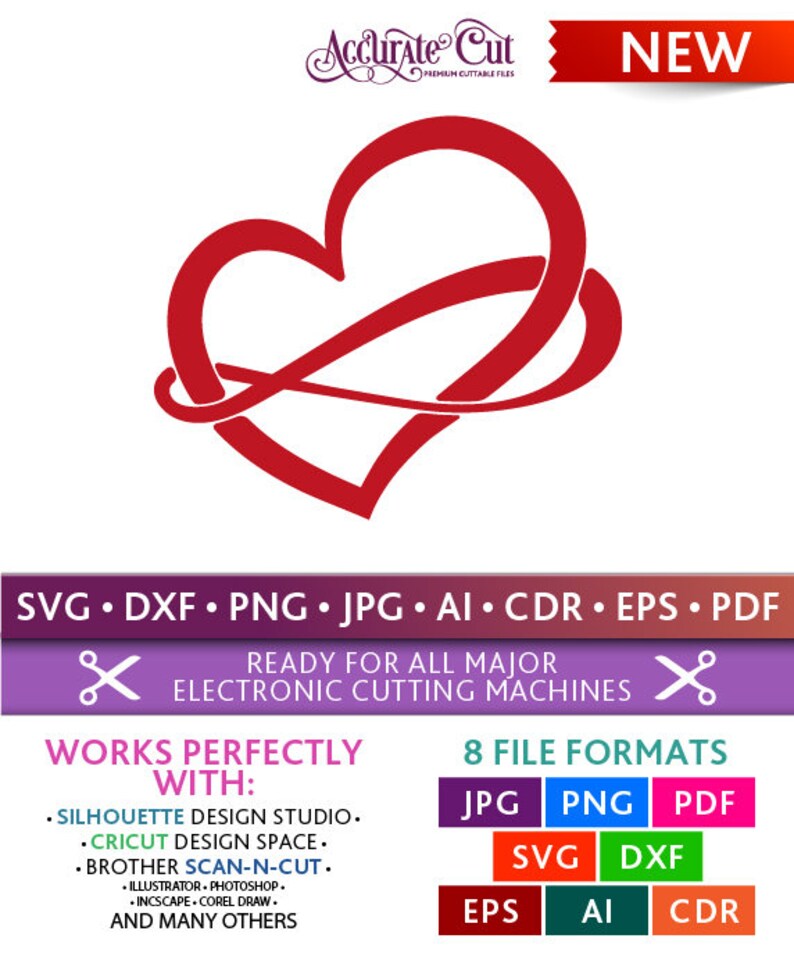 Free Free 243 Infinity Love Heart Svg SVG PNG EPS DXF File