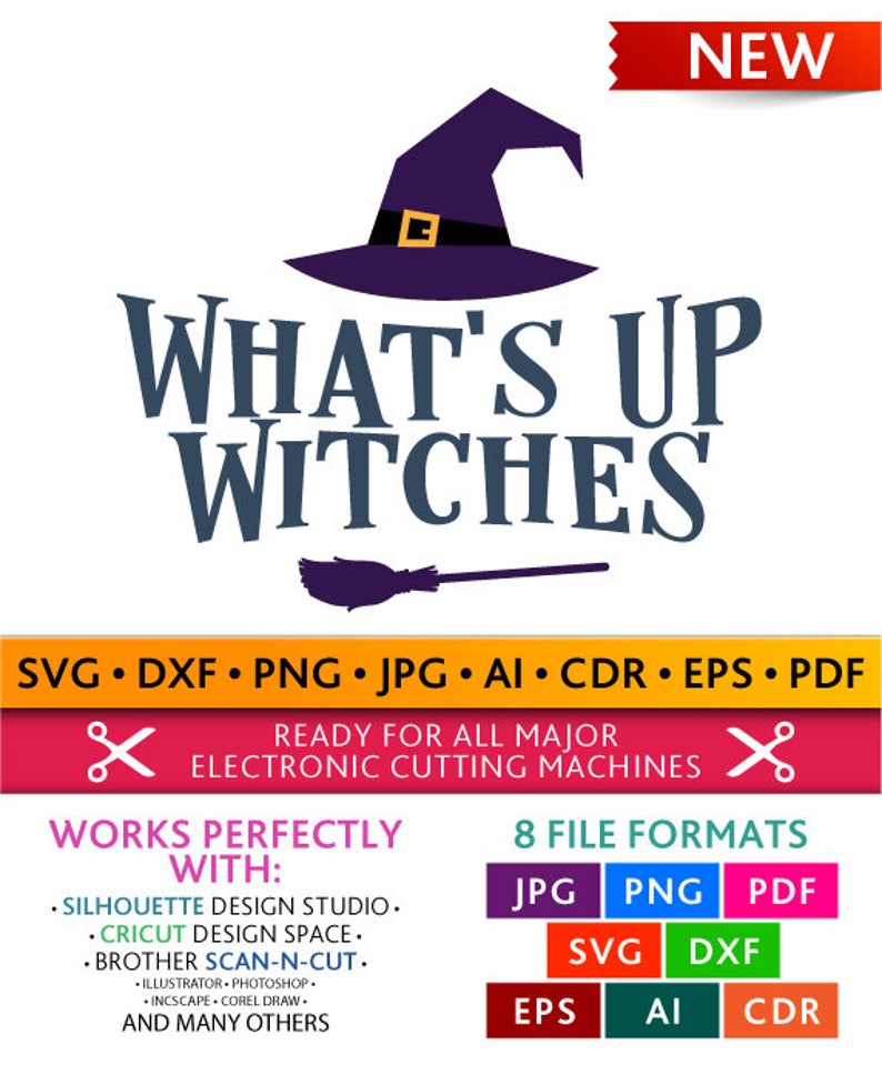 Download What's Up Witches Svg What's Up Witches Cut Files | Etsy