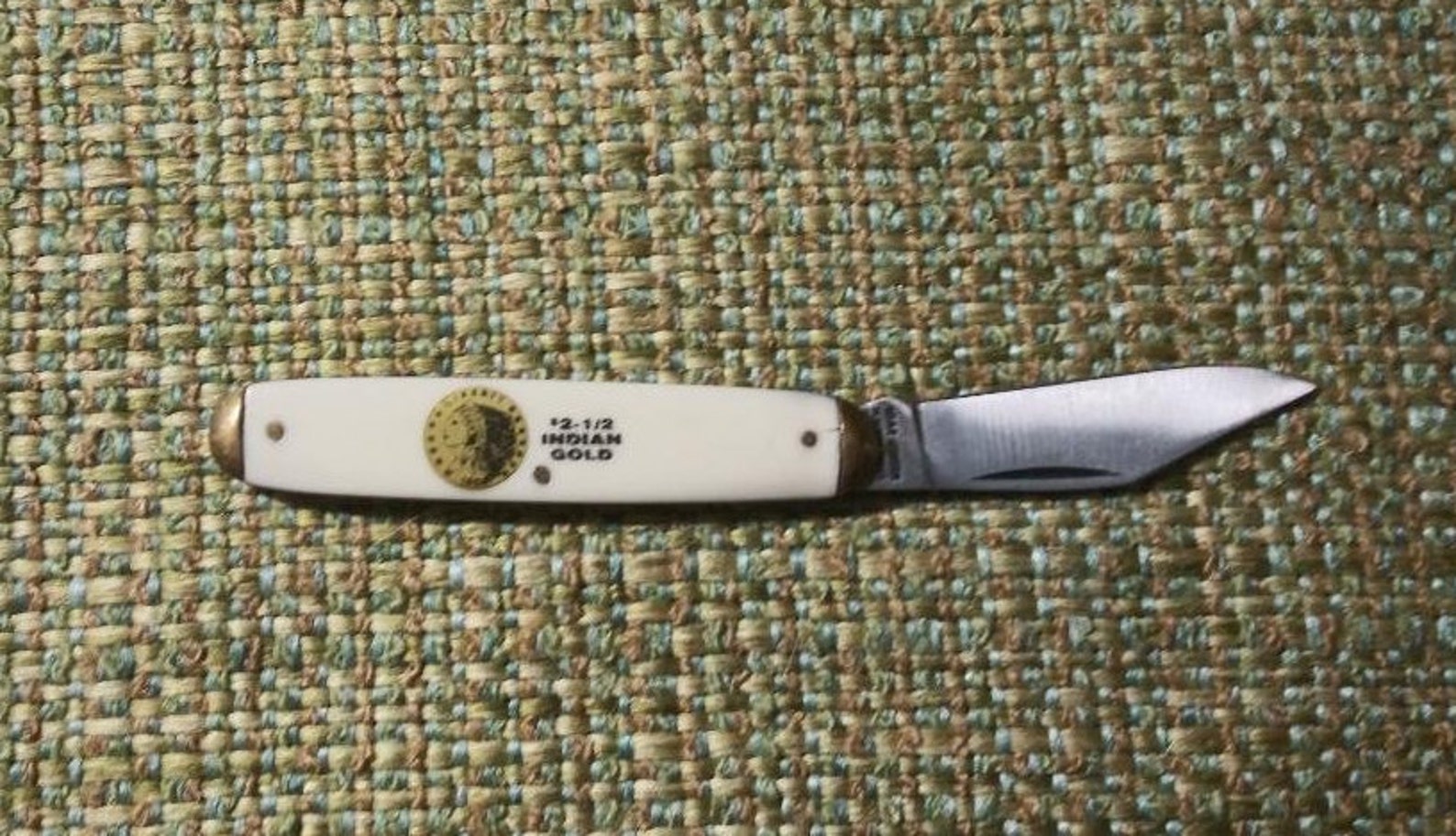 Vintage Bear Hunter Stainless Steel Pocket Knife Liberty Etsy