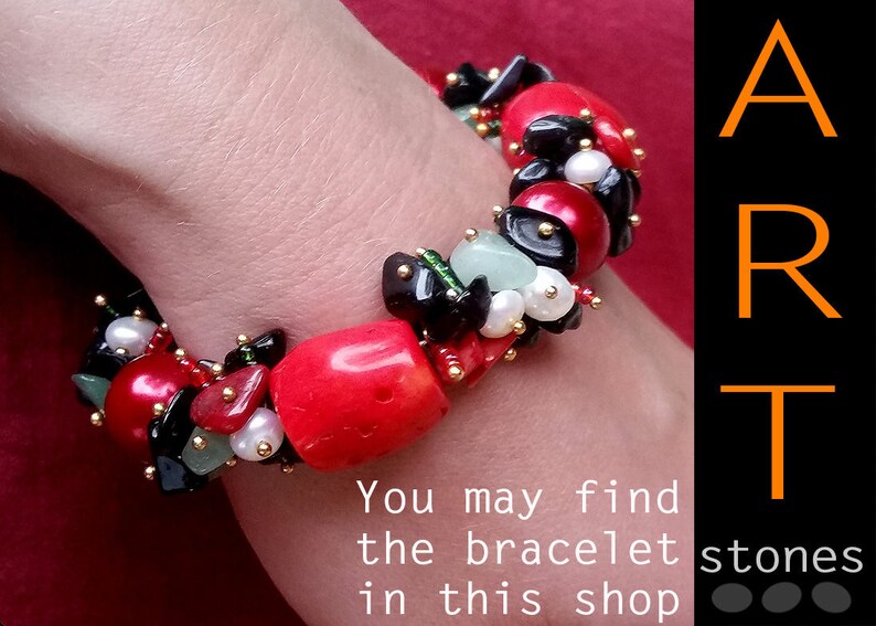 Red chunky necklace\\Red necklsce\\Grey chunky necklace\\Red grey chunky necklace\\nacre necklace\\gift for woman necklace\\nacre chunky necklace