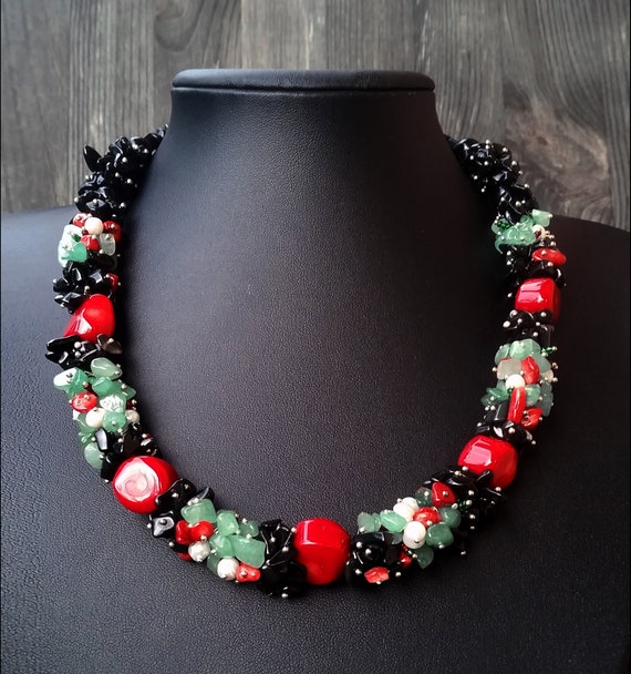 coral jade jewelry