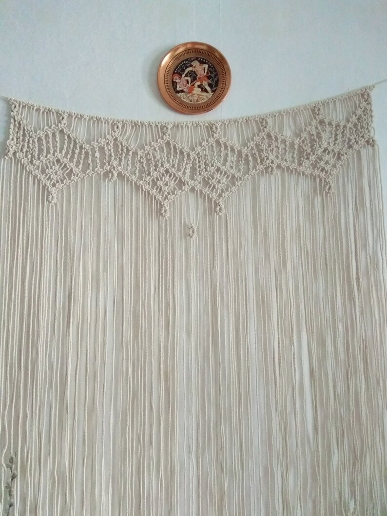 Macrame wall hanging curtain Garland Nursery Wedding decor | Etsy