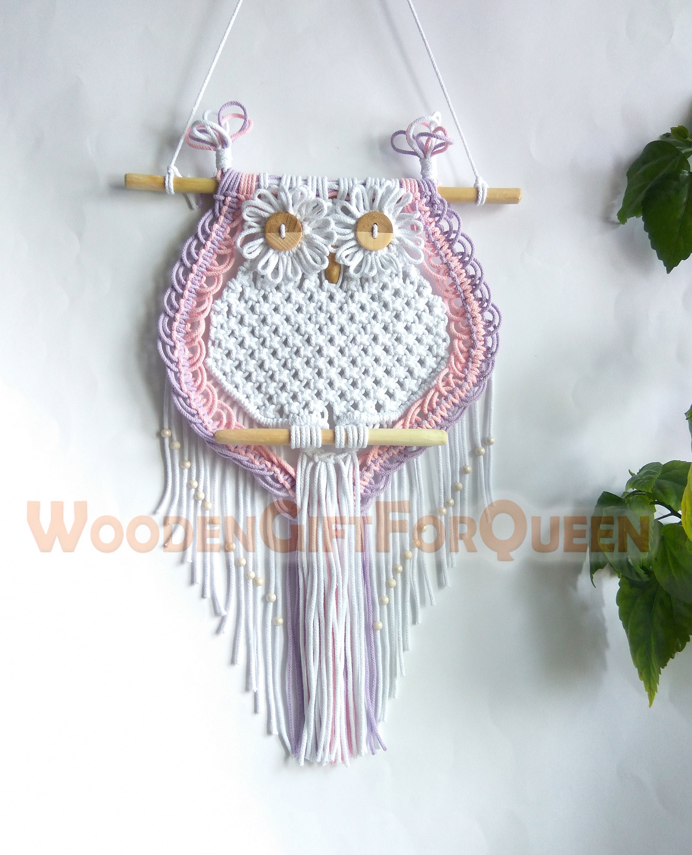 PDF Macrame Owl Pattern Digital Macrame Owl Wall Hangings - Etsy