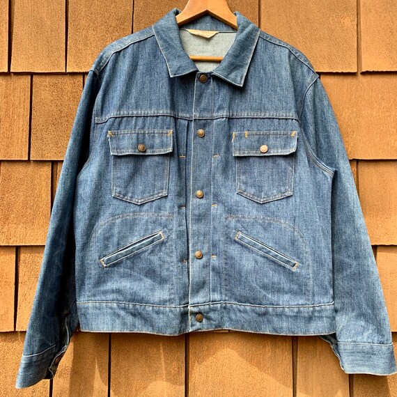 1970s Jcpenney Denim Jacket Large 