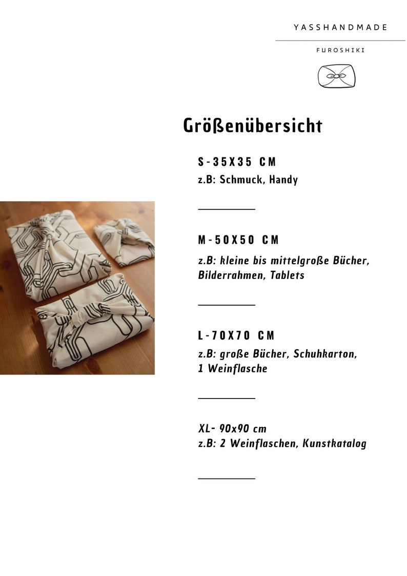 Furoshiki Geschenktücher, Blau, Grün oder Weiß mit Sternen Größe S 35x 35cm, M 50x50cm, L 70x70cm, XL 90x90cm,Verpackung Stoff, Wrap Tuch image 2