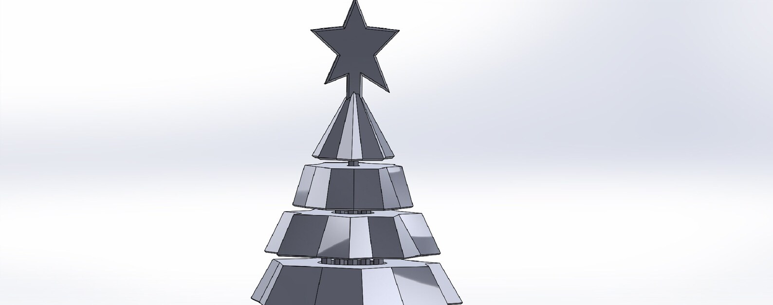 Mechanical Christmas Tree Sculpture STL Download Etsy