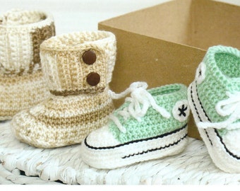 Baby CROCHET Shoes Pattern Baby Sandals Boots Trainers Instant Download PDF File Baby Girls Boys Dolls CROCHET Shoes Sandals Boots Trainers