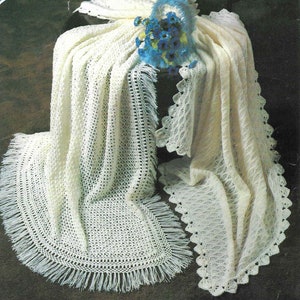 Baby Shawl CROCHET Pattern pdf 3 ply Baby Blanket Crochet Pattern Square Shawl KNITTING 4 ply Shawl 48 inch pdf instant download