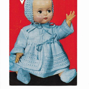 vintage girls pinafore sweater knitting pattern pdf childs dress jumper 22-28 3ply light fingering pdf instant download