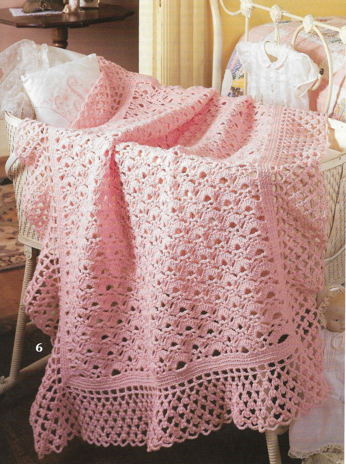 6 X Baby Blanket CROCHET Easy Pattern Afghan Blanket Crochet Etsy