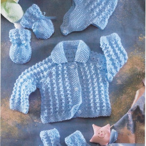 12 X Premature Baby 4 PLY DK Knitting Pattern PDF Newborn Early Arrival ...