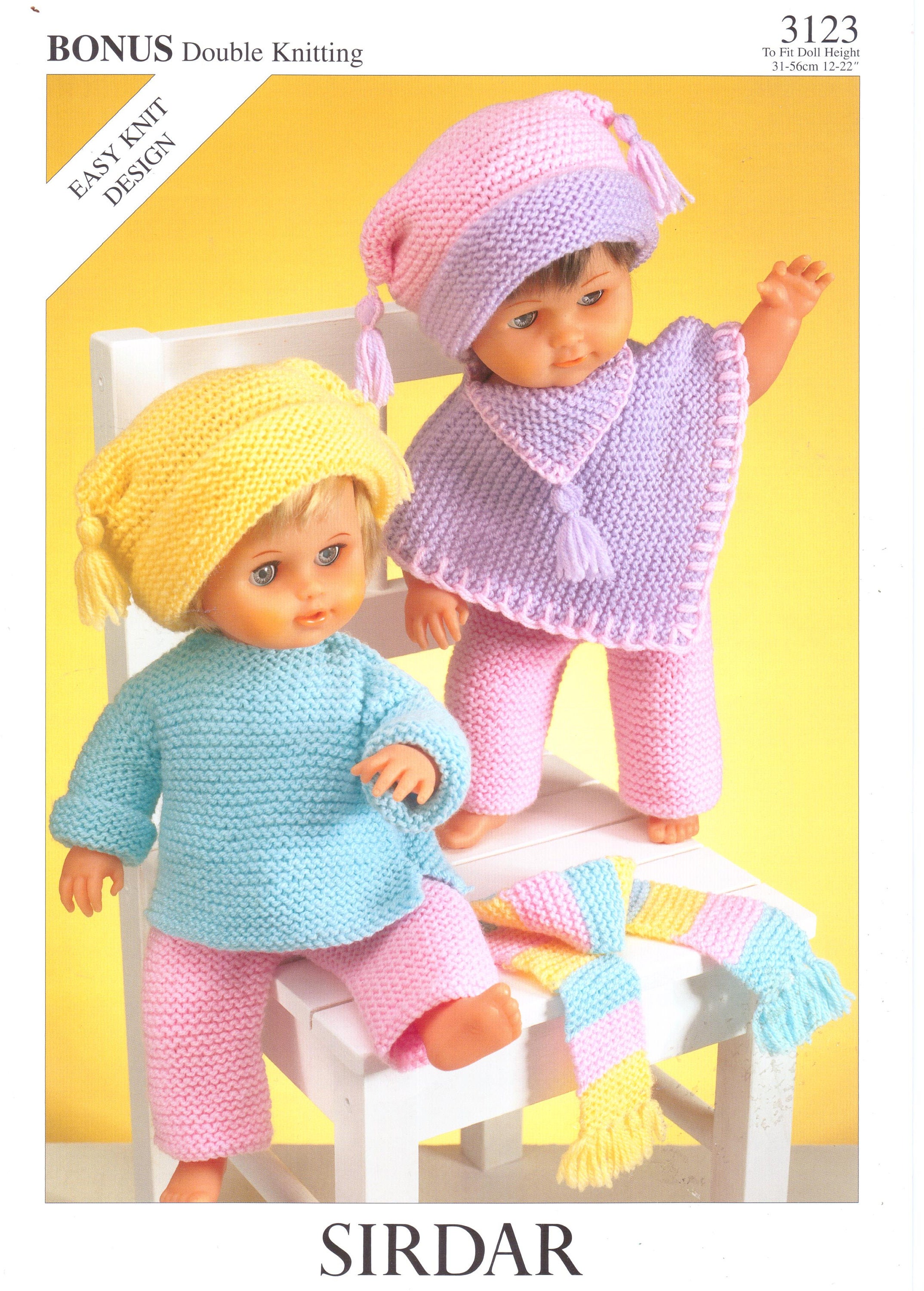Knitted Doll Clothes Etsy UK