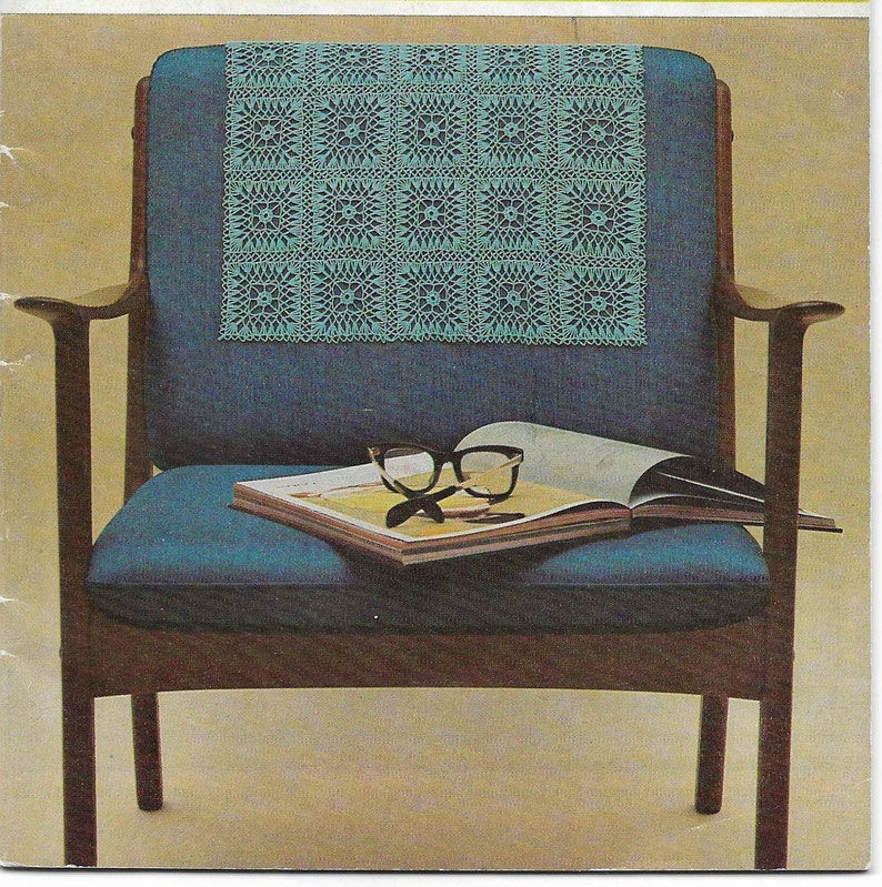 10 X CROCHET Chairback Pattern Vintage Chair Back Covers Etsy Canada