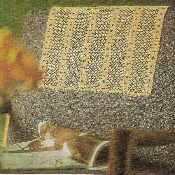 10 x CROCHET Chairback Pattern Vintage Chair Back Covers Crochet Chair Mats Home Crochet Patterns PDF instant download