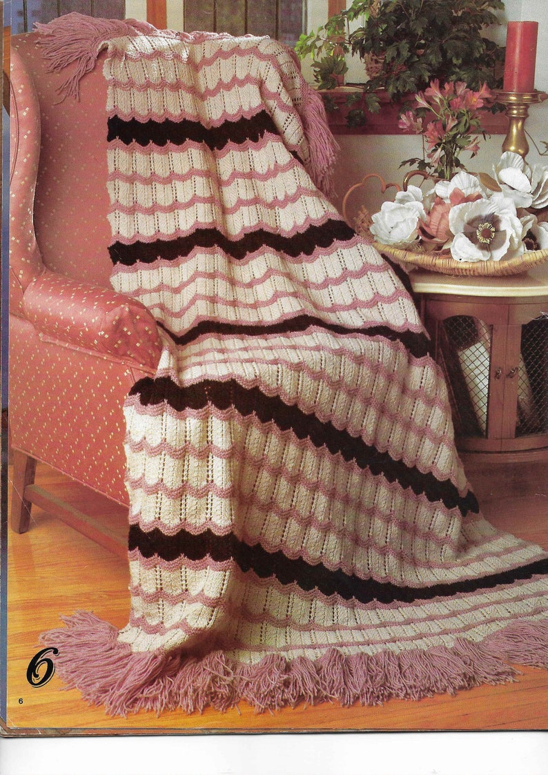 5 X Blanket Knitting Pattern Aran Sampler Knitting Pattern Etsy