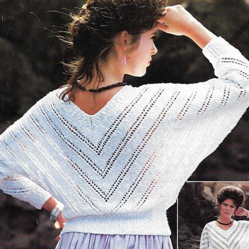 11 X Women Cotton Summer Sweater Knitting Pattern Ladies Short - Etsy UK