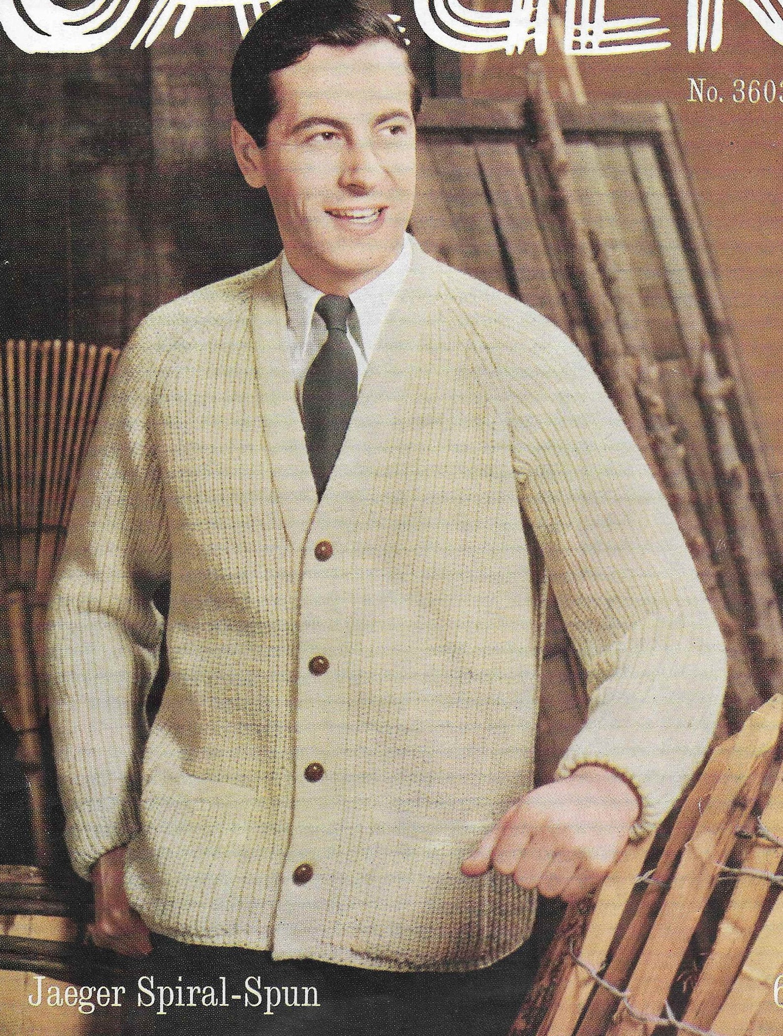 Men's Fisherman Rib Knitting Pattern Man's Cardigan Etsy