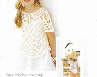 11 X Womens Crochet Children CROCHET Shrug Cardigan Bolero Pattern Dress Beach Top 24 - 46 inch 4 PLY Crochet Pattern pdf instant download