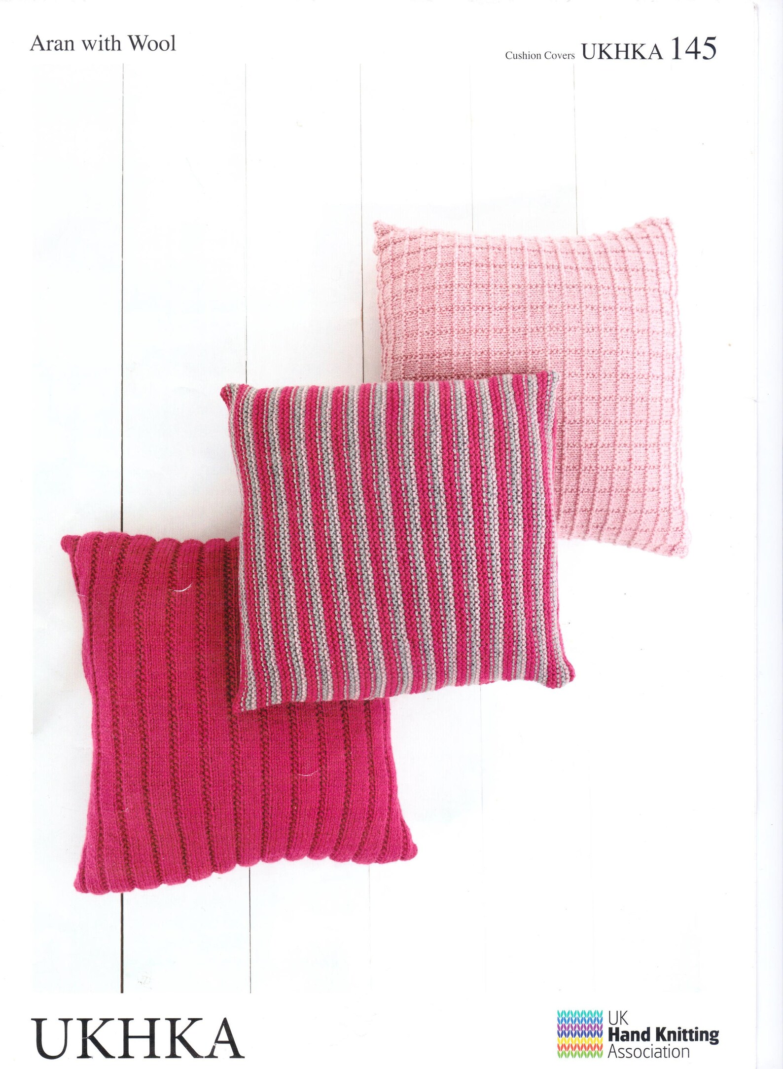 Aran Wool Easy Knitting Pattern Cushion Covers PDF Knitting Etsy UK