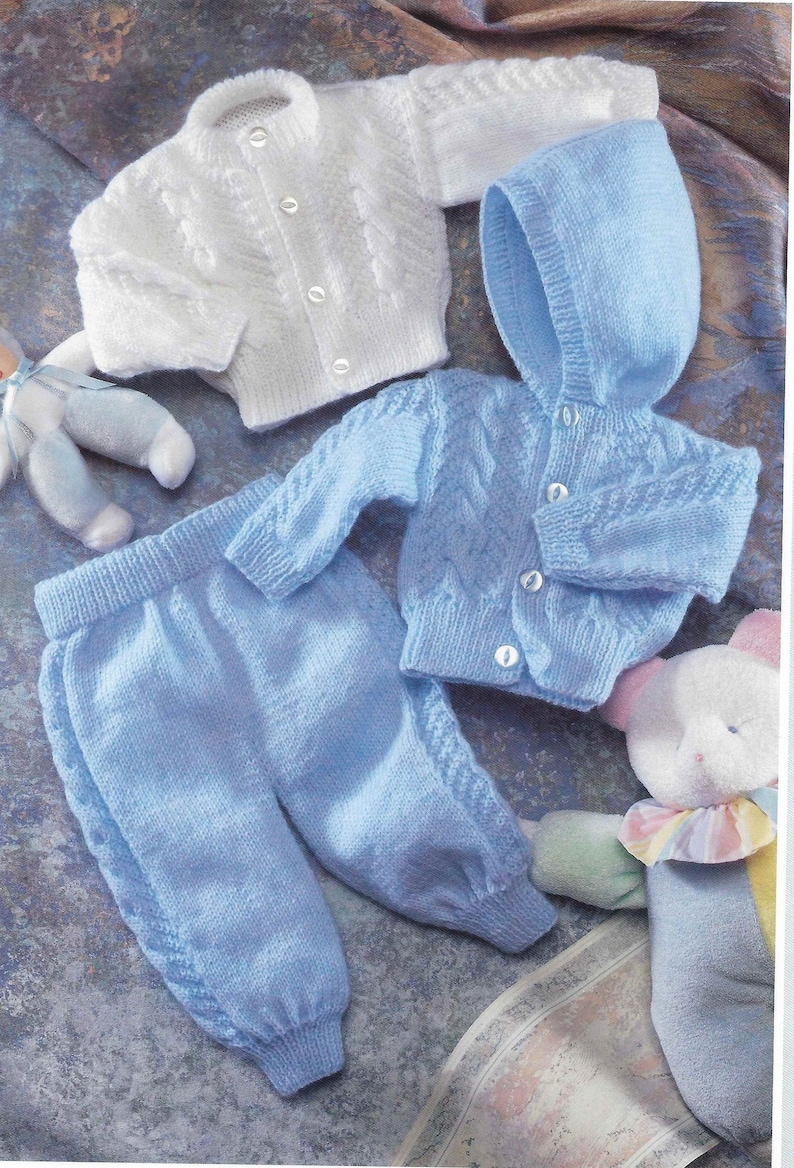 12 X Premature Baby 4 PLY DK Knitting Pattern PDF Newborn