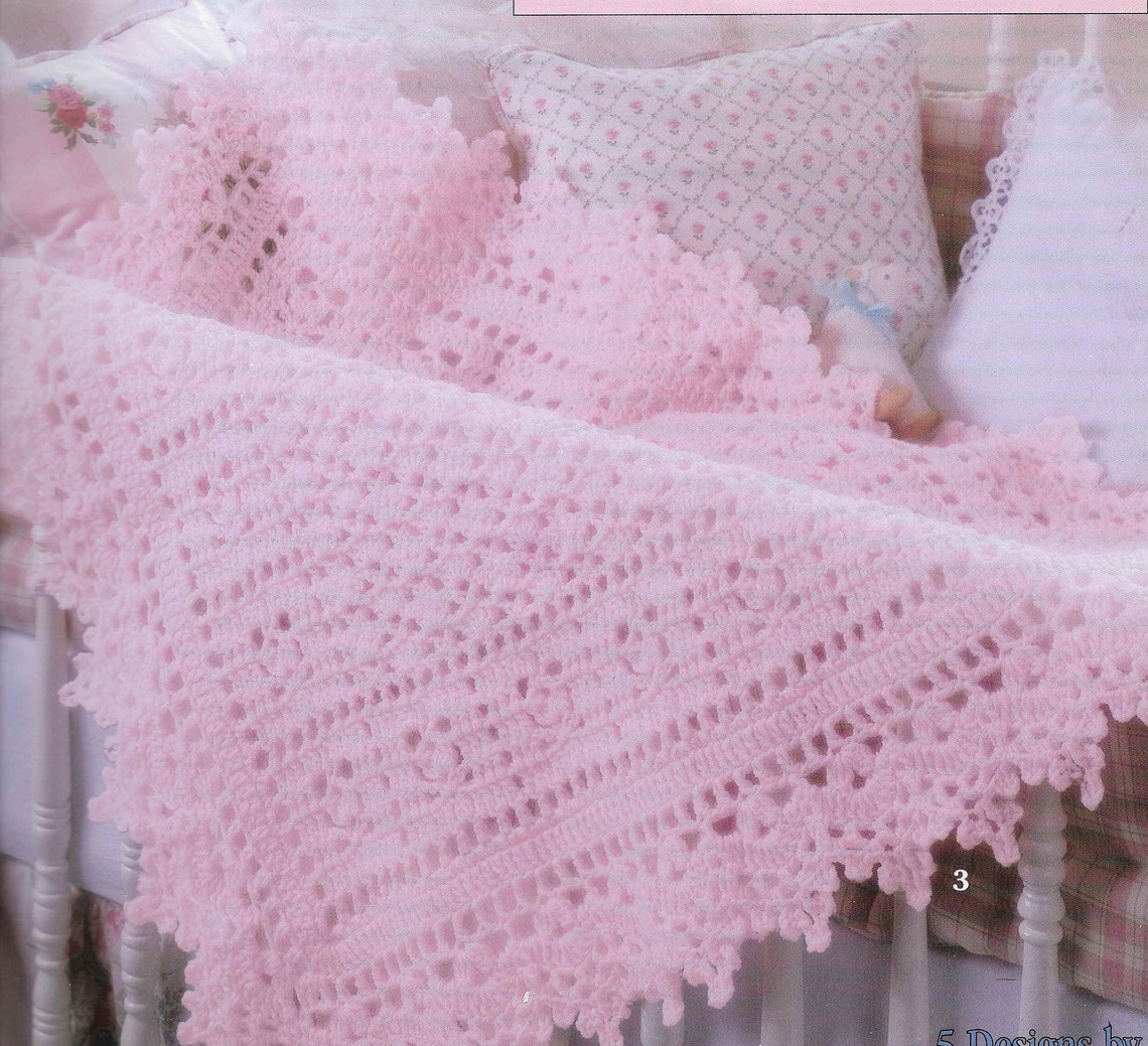 5 X Baby Blanket CROCHET Pattern Afghan Blanket Crochet Etsy