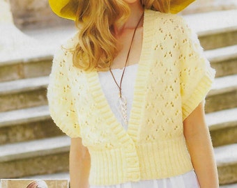 Women Ladies Sleeveless Lace Cardigan 