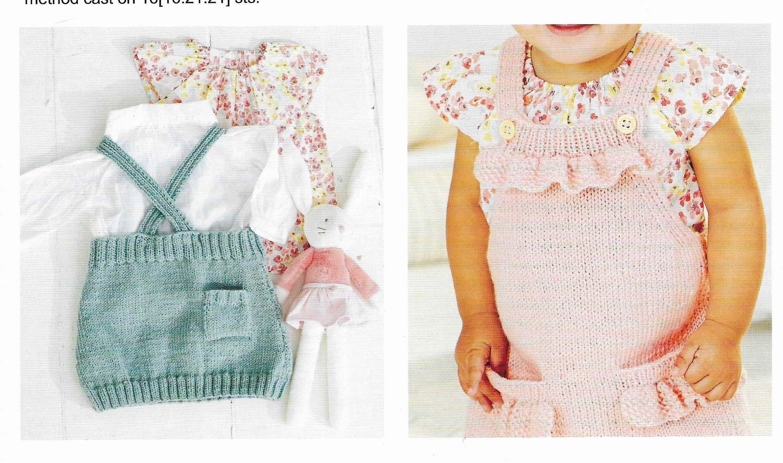 Baby Dress Knitting Pattern PDF Dress Baby Knitted Girls Etsy UK