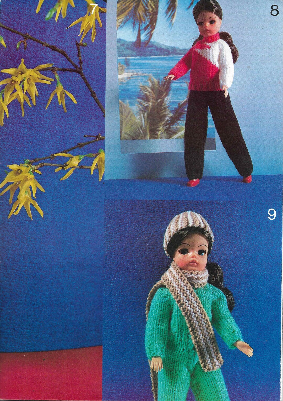4 X Doll Knitting Pattern Barbie Sindy Action Man Outfits Ski Etsy UK