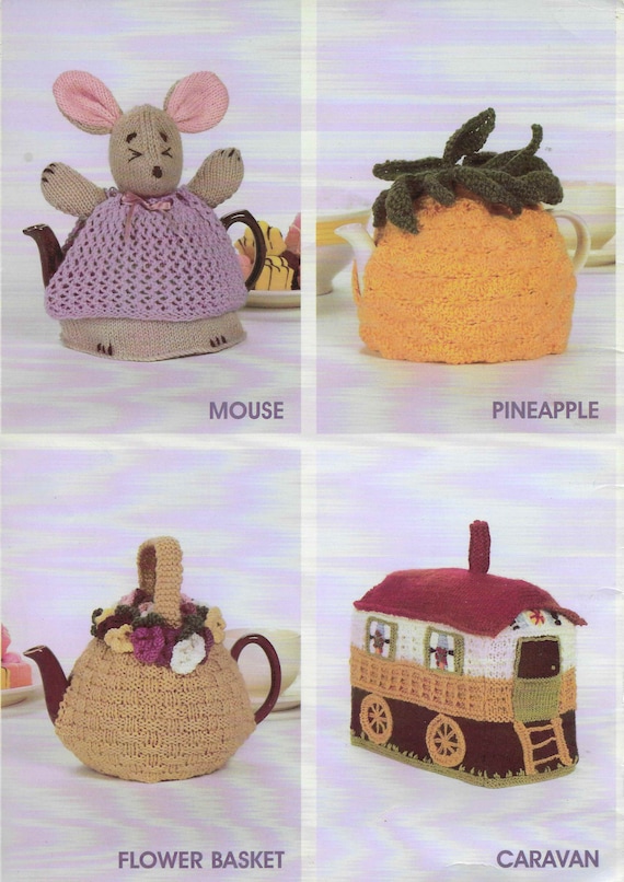 Swiss Chalet Tea Cosy Knitting Pattern Photocopy To Make House Teapot Cover Cozy