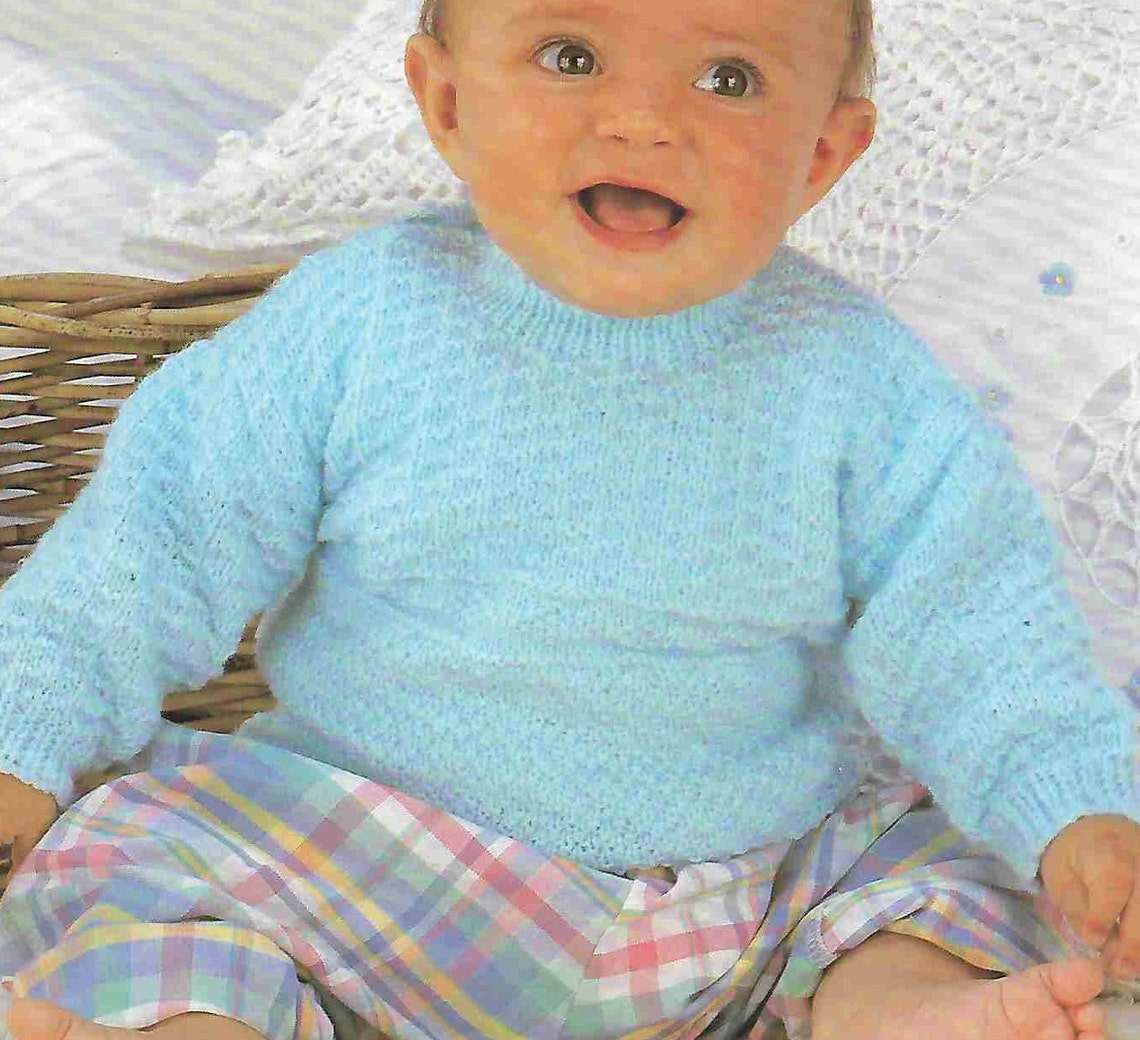 15 X Baby DK 4 Ply Knitting Pattern Newborn Toddler Cardigan Etsy UK
