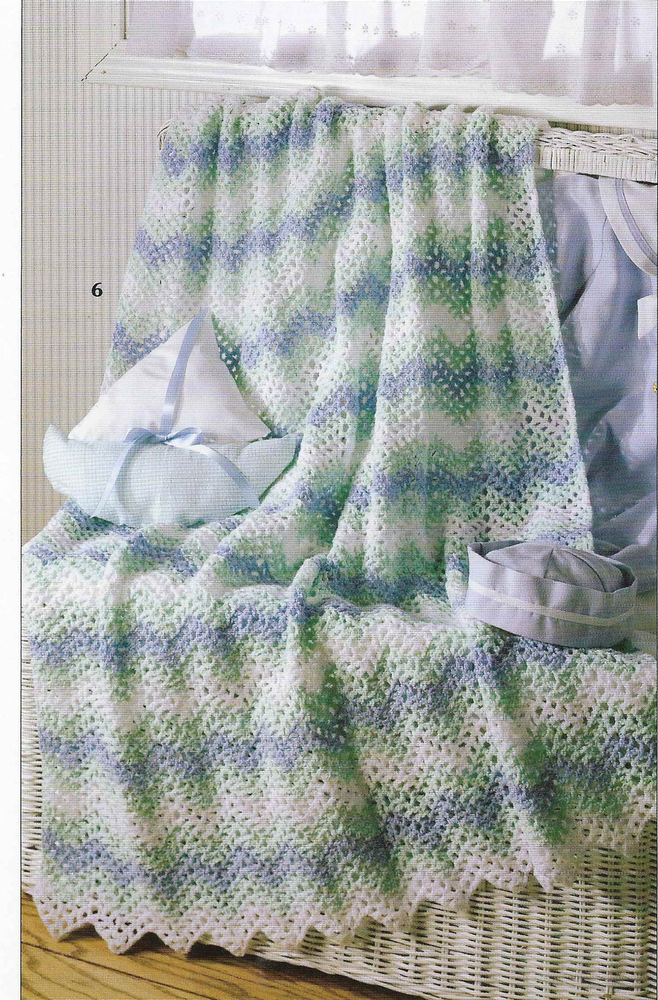 Crochet Ombre Tie-Dye Blanket