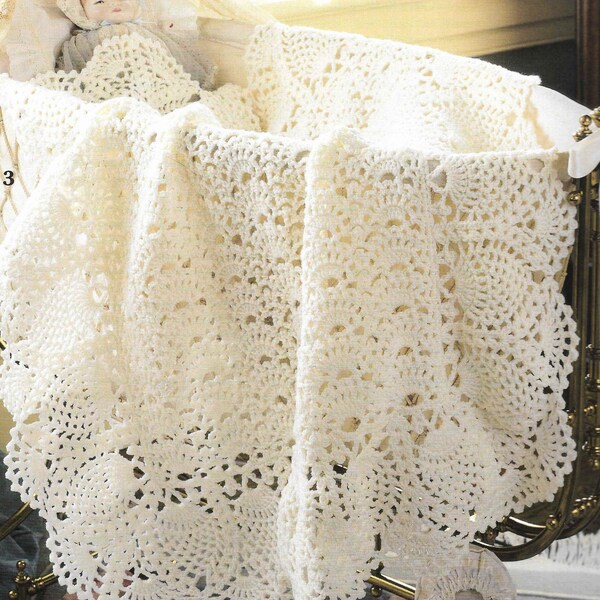 6 X Baby Blanket CROCHET Easy Pattern Afghan Blanket Crochet Pattern Shawl Christening Baby Afghan Crochet Blanket pdf instant download